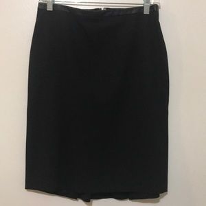 Ann Taylor black skirt (size 4P)